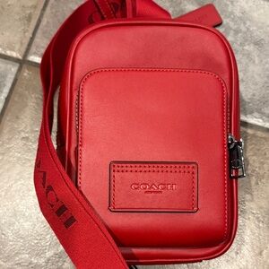 Coach Red Men's Belt Bag